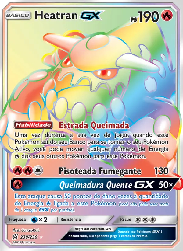 Image of the card Heatran GX