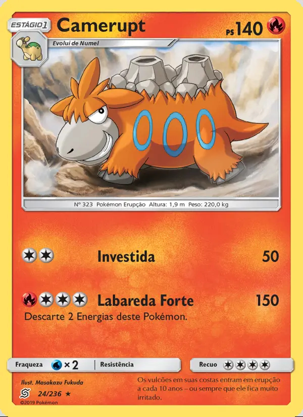 Image of the card Camerupt
