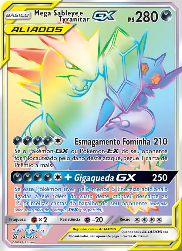 Image of the card Mega Sableye e Tyranitar GX