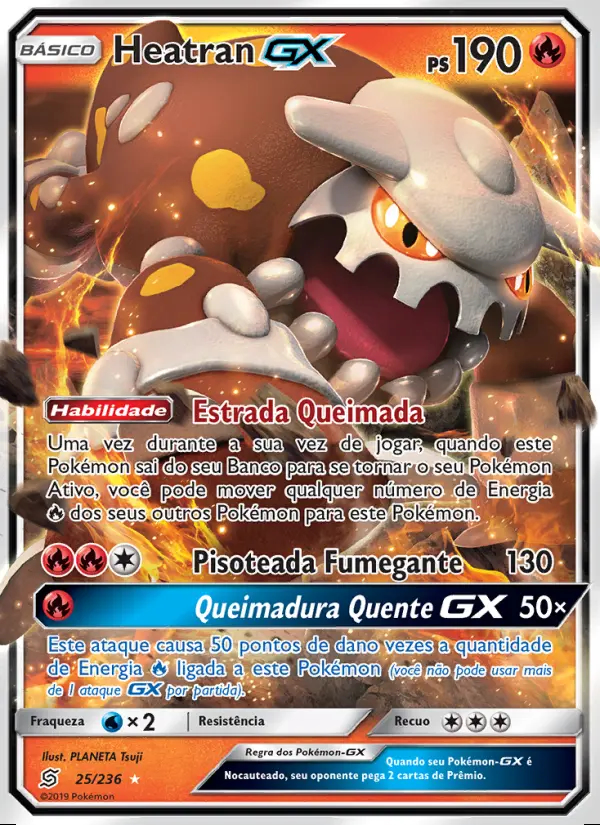 Image of the card Heatran GX