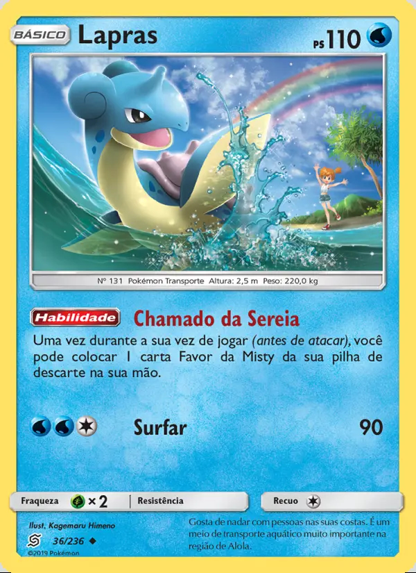 Image of the card Lapras