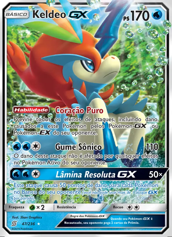 Image of the card Keldeo GX