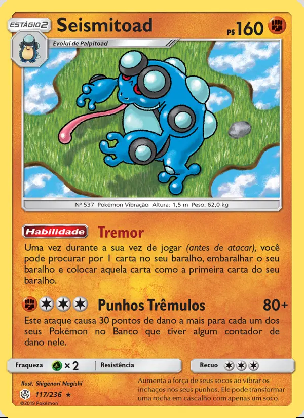 Image of the card Seismitoad