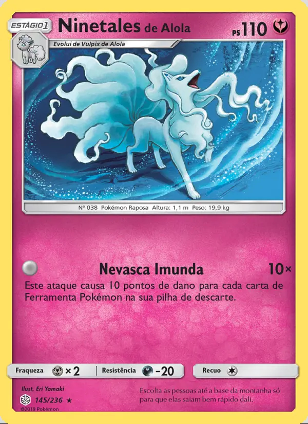 Image of the card Ninetales de Alola
