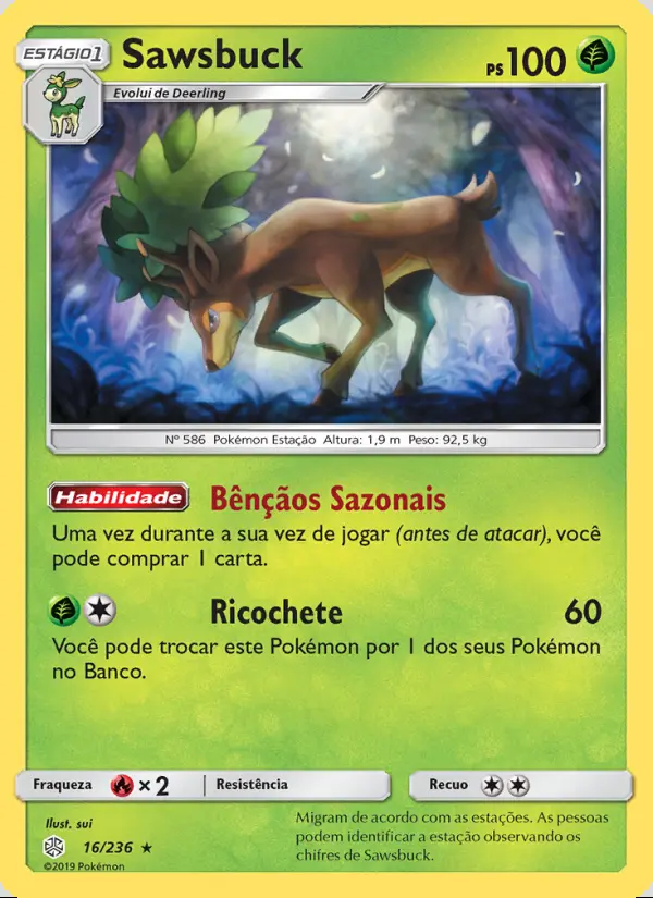 Image of the card Sawsbuck