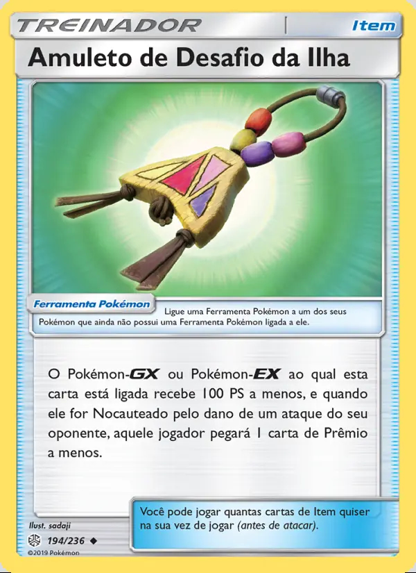 Image of the card Amuleto de Desafio da Ilha