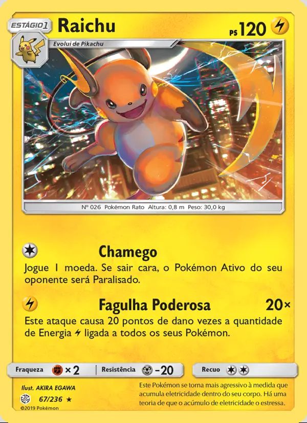 Image of the card Raichu