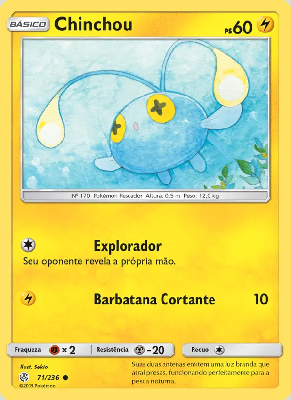 Image of the card Chinchou