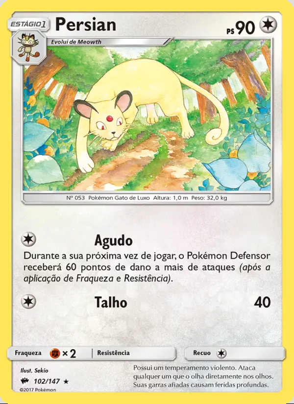 Image of the card Persian