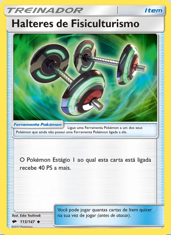 Image of the card Halteres de Fisiculturismo