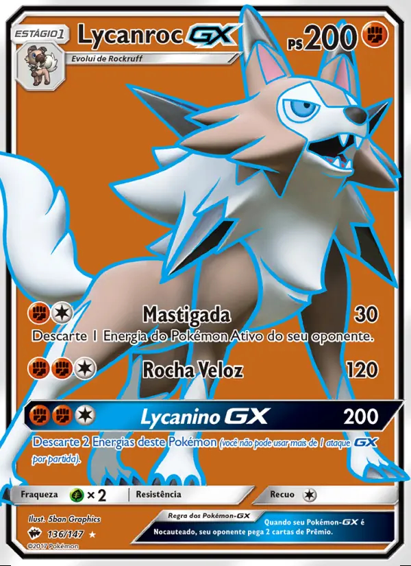 Image of the card Lycanroc GX