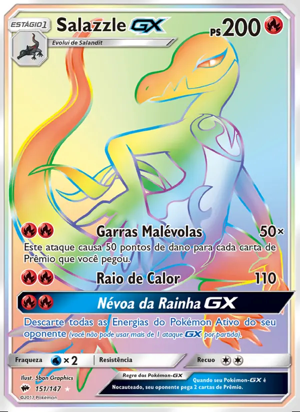Image of the card Salazzle GX