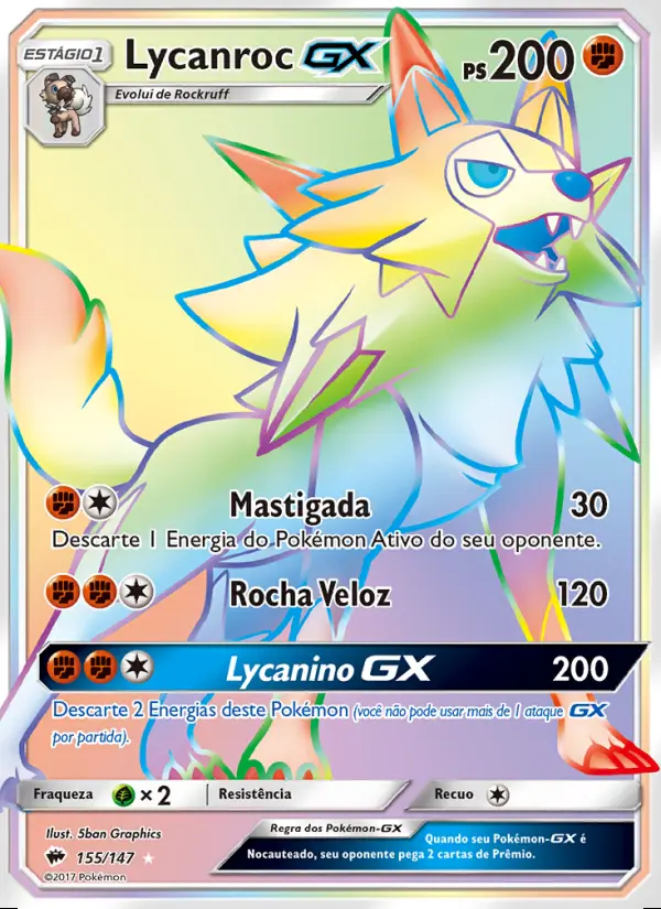 Image of the card Lycanroc GX