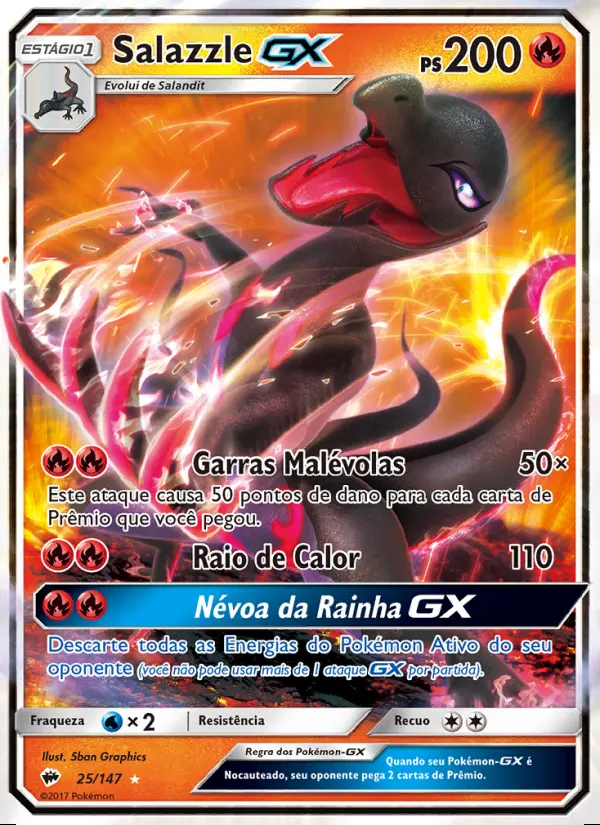 Image of the card Salazzle GX