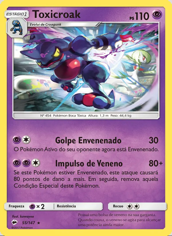 Image of the card Toxicroak