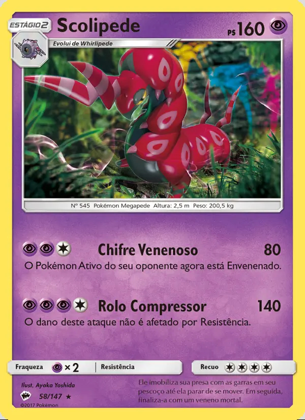 Image of the card Scolipede