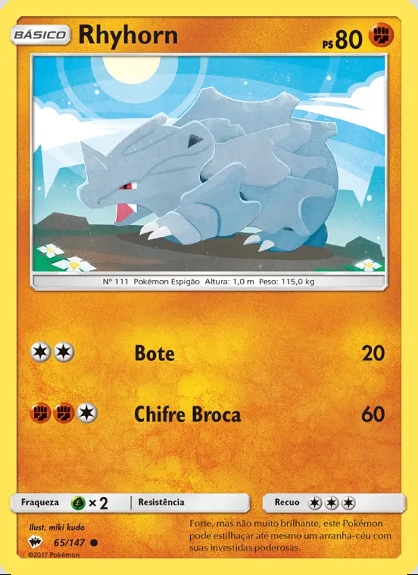 Image of the card Rhyhorn
