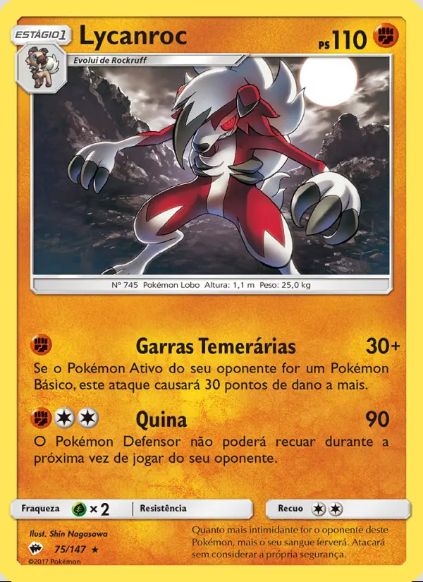 Image of the card Lycanroc