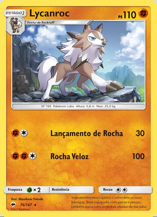 Image of the card Lycanroc