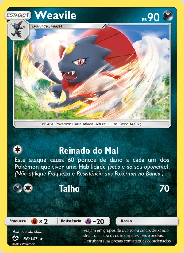 Image of the card Weavile