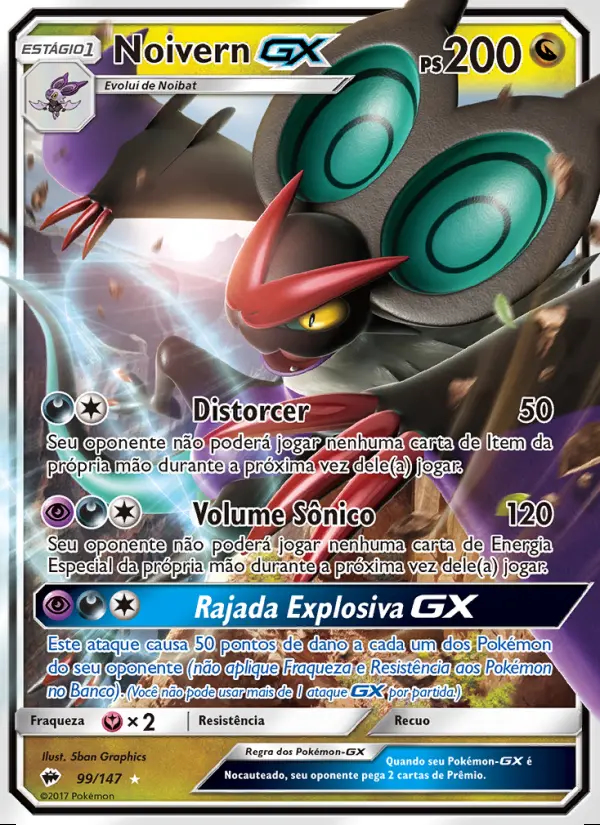 Image of the card Noivern GX