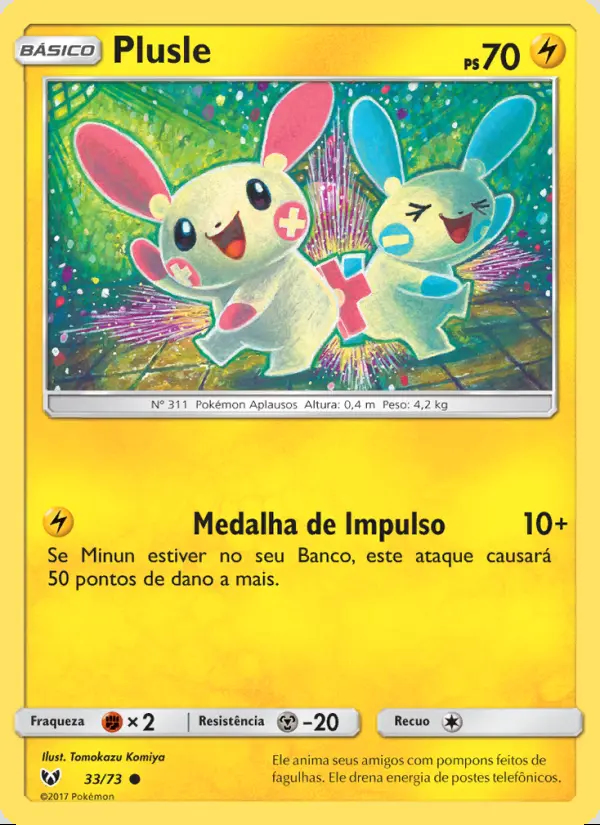 Image of the card Plusle