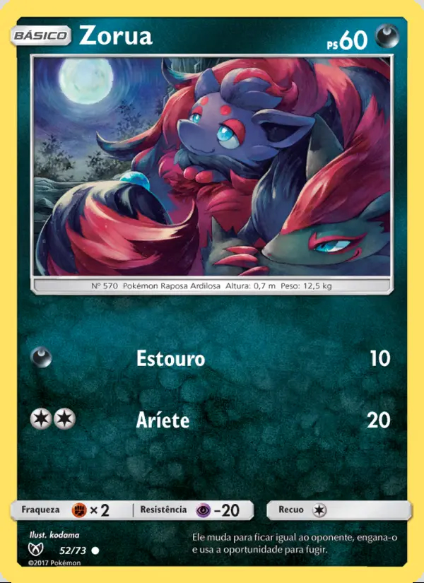 Image of the card Zorua