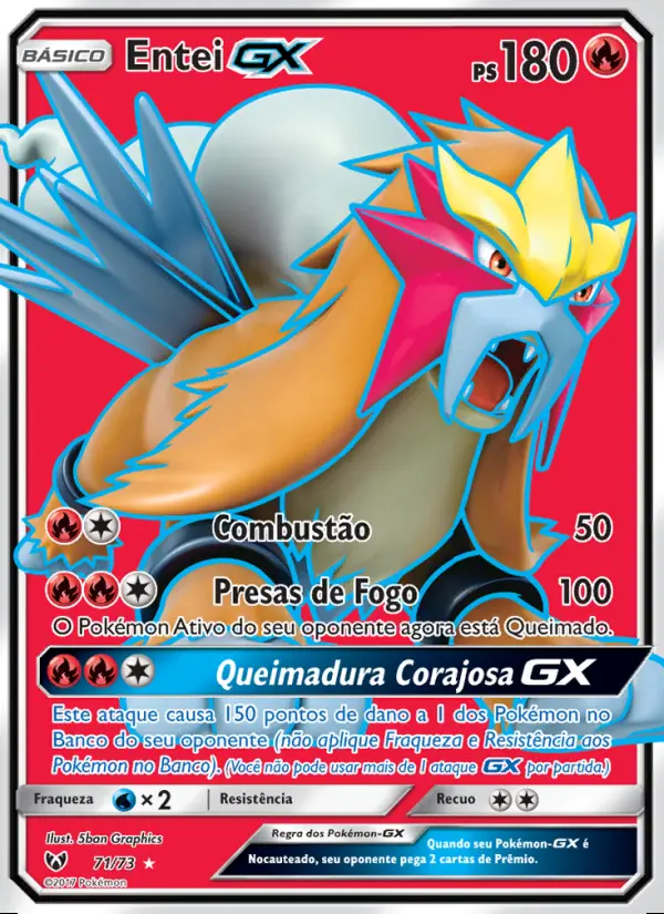 Image of the card Entei GX