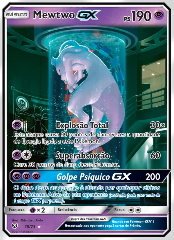 Image of the card Mewtwo GX