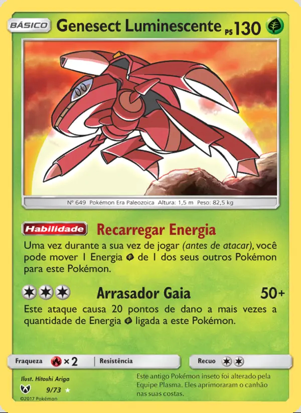 Image of the card Genesect Luminescente