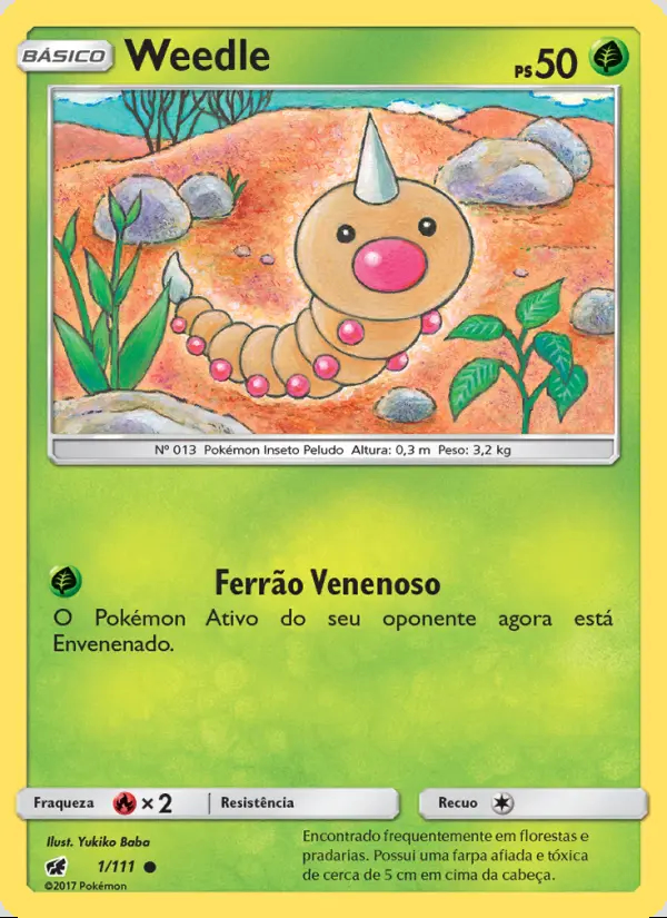 Image of the card Weedle