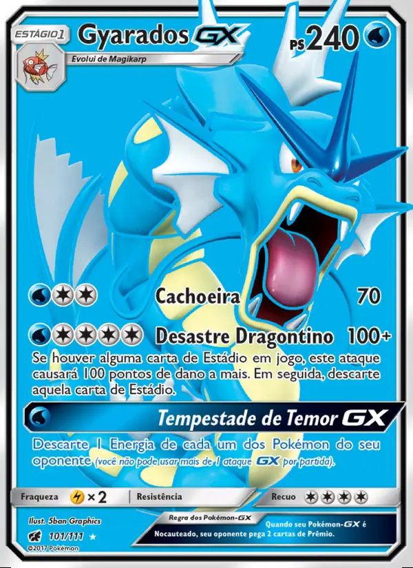 Image of the card Gyarados GX