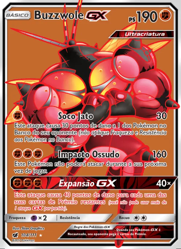 Image of the card Buzzwole GX