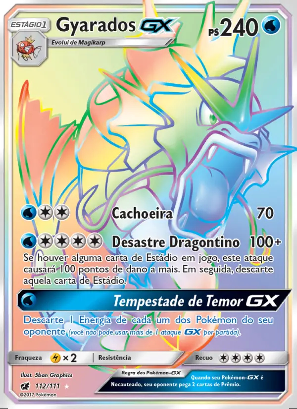 Image of the card Gyarados GX