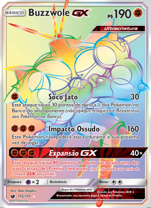 Image of the card Buzzwole GX