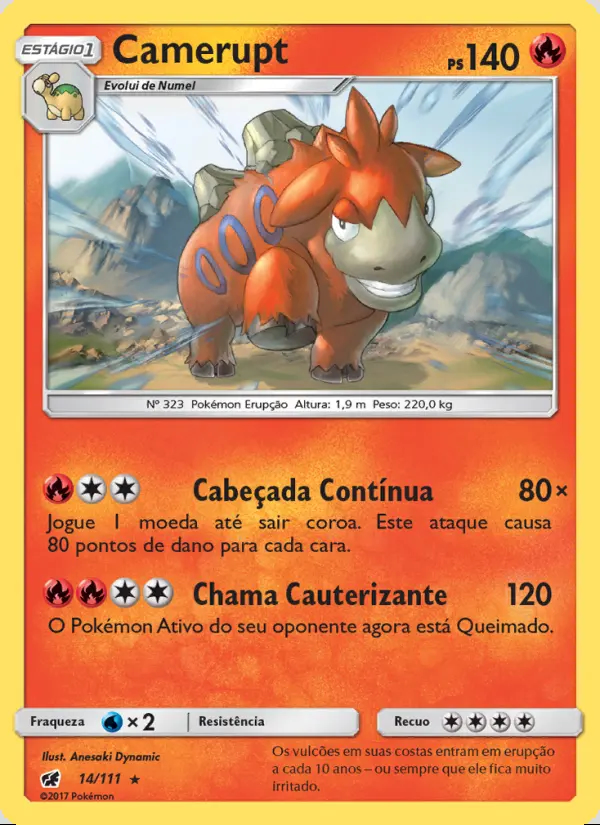 Image of the card Camerupt