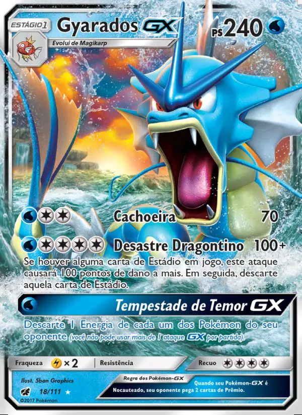 Image of the card Gyarados GX