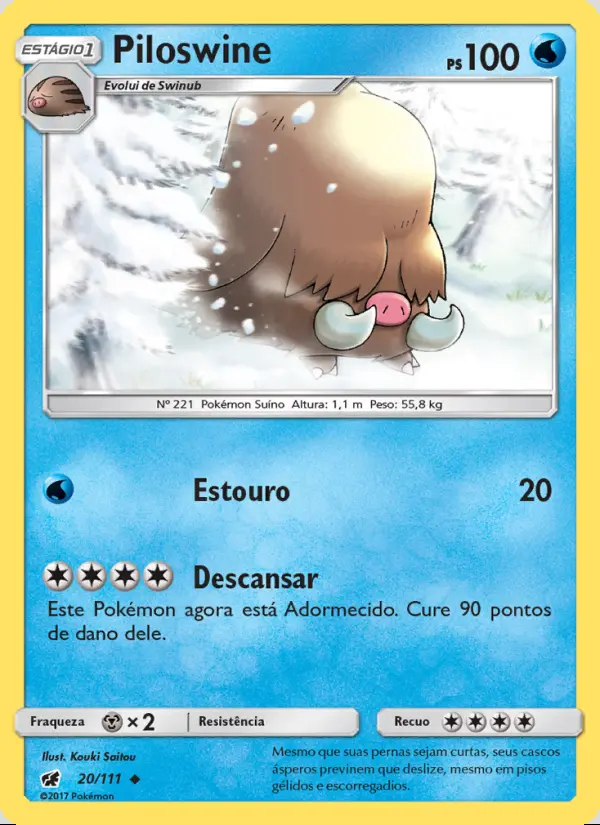 Image of the card Piloswine