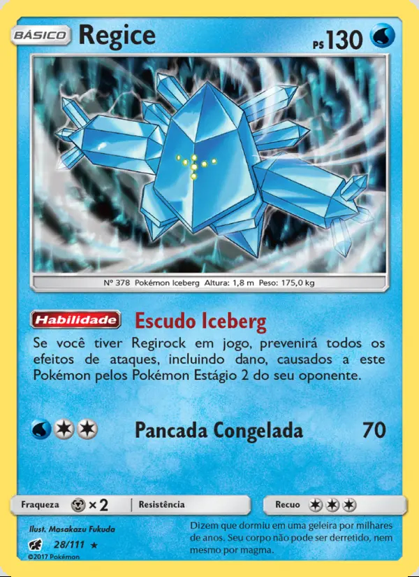 Image of the card Regice