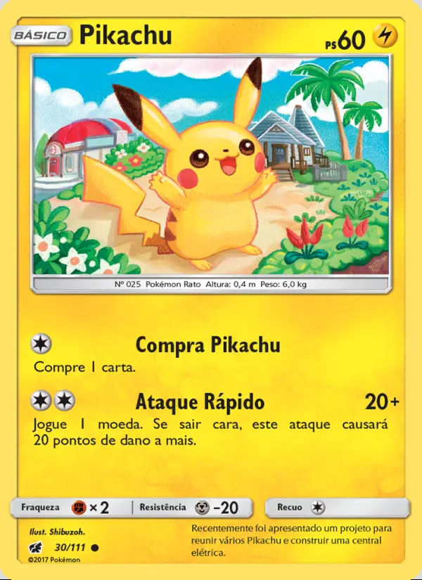 Image of the card Pikachu