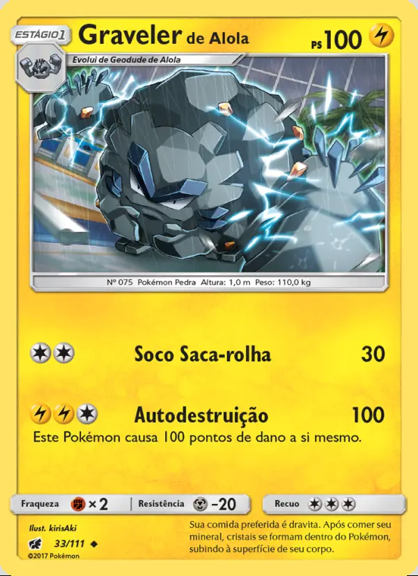 Image of the card Graveler de Alola
