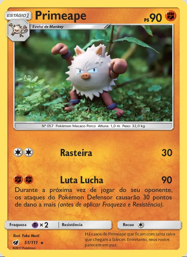 Image of the card Primeape