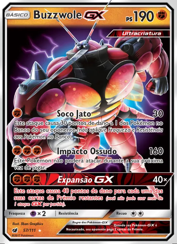 Image of the card Buzzwole GX