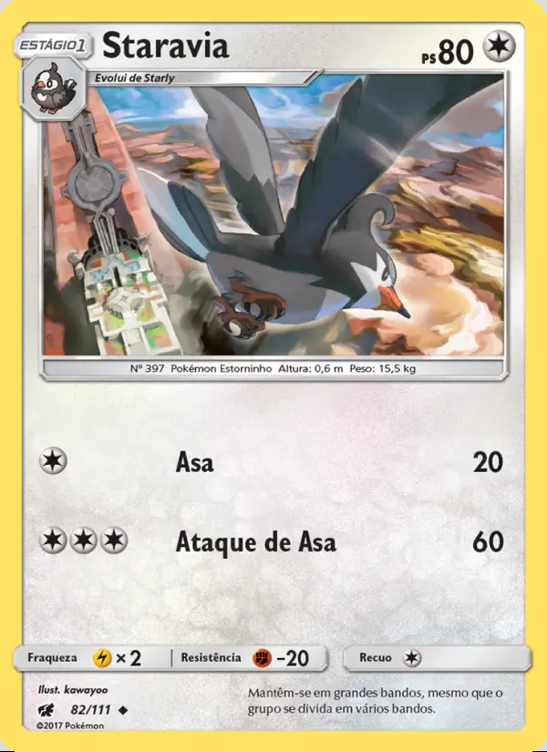 Image of the card Staravia