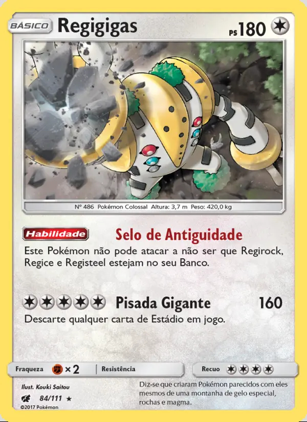 Image of the card Regigigas