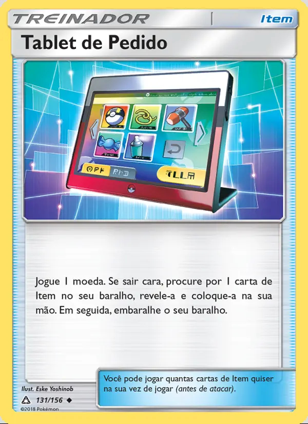 Image of the card Tablet de Pedido