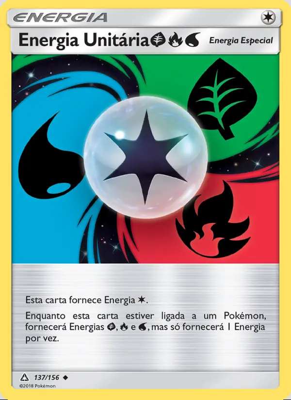 Image of the card Energia Unitária GrassFireWater