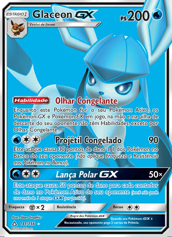 Image of the card Glaceon GX