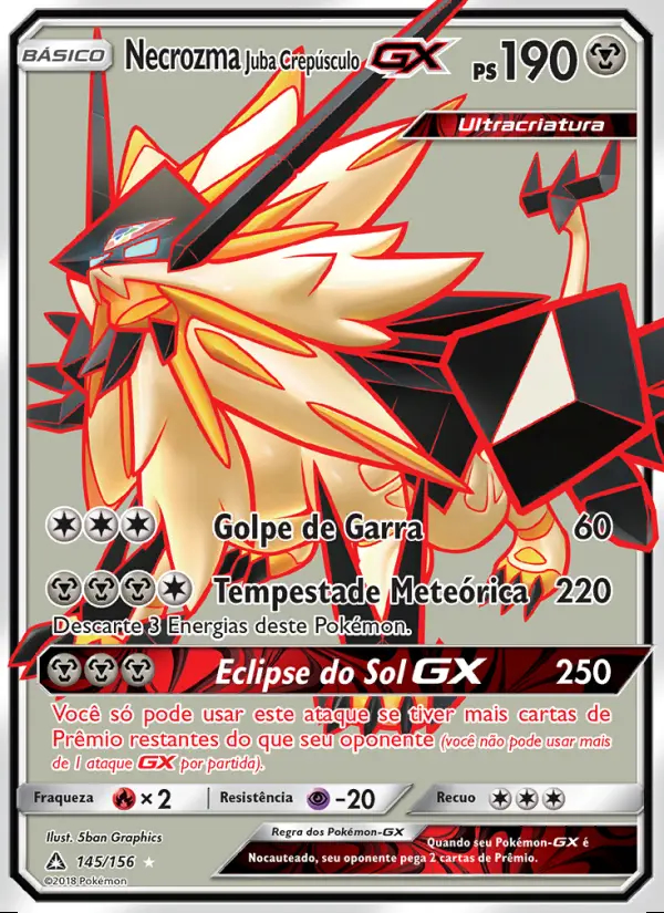 Image of the card Necrozma Juba Crepúsculo GX