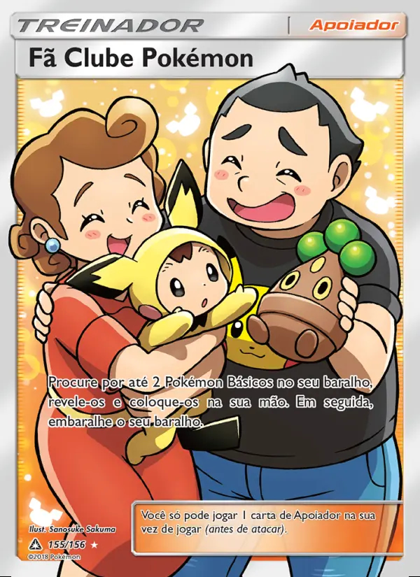 Image of the card Fã Clube Pokémon